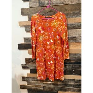 Gudrun Sjoden floral midi dress size Medium